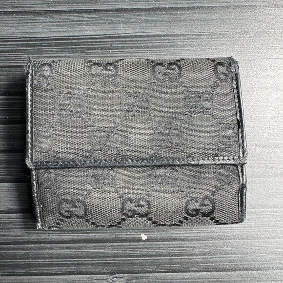 GG Canvas Mens Bifold Wallet (Broken Clasp) - Picture 1 of 4